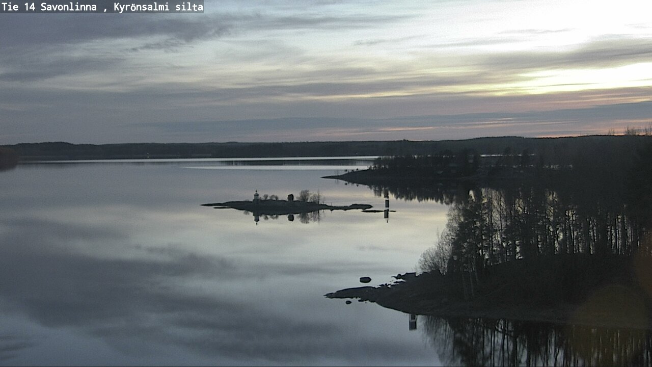Weather Camera Image Väg 14 Nyslott, Kyrönsalmi, Savonlinna, Etelä-Savo