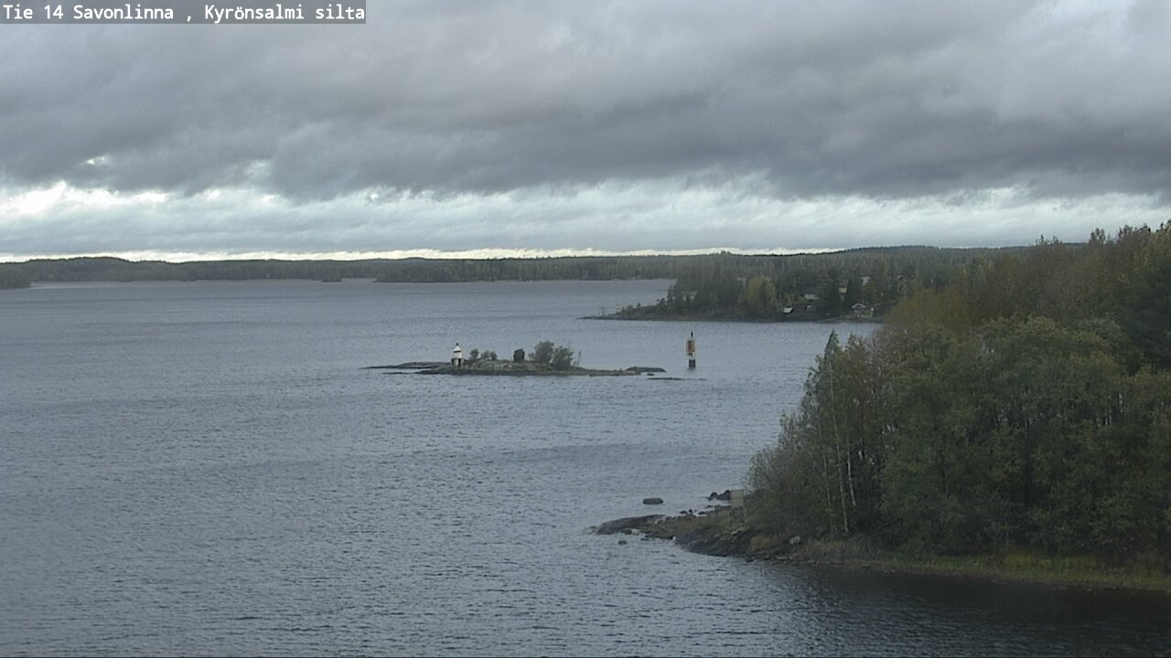 Weather Camera Image Road 14 Savonlinna, Kyrönsalmi, Savonlinna, Etelä-Savo