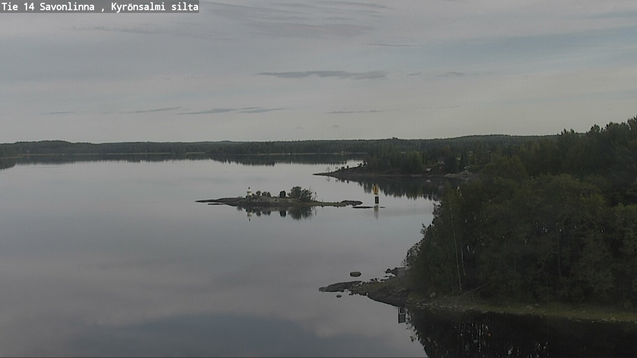 Weather Camera Image Road 14 Savonlinna, Kyrönsalmi, Savonlinna, Etelä-Savo