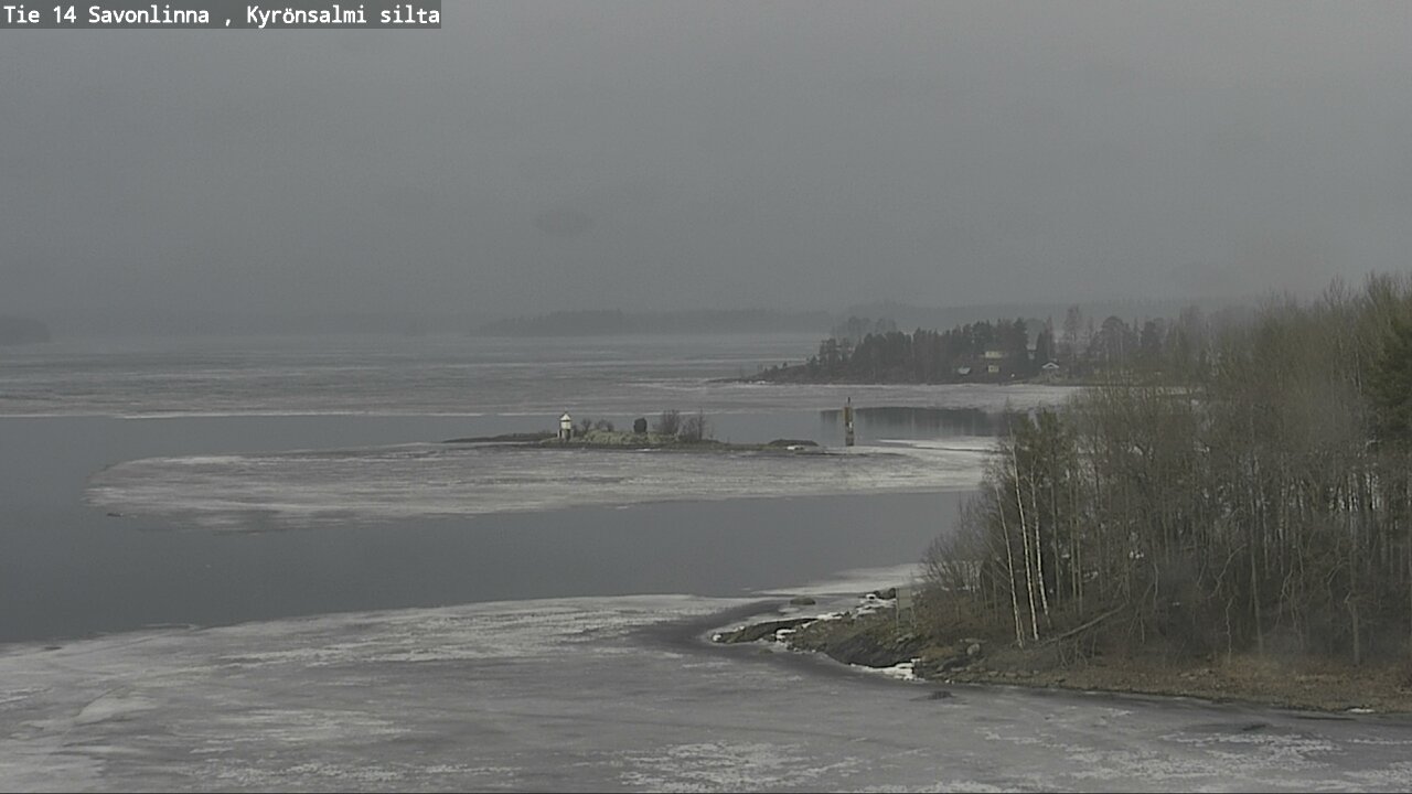 Weather Camera Image Road 14 Savonlinna, Kyrönsalmi, Savonlinna, Etelä-Savo