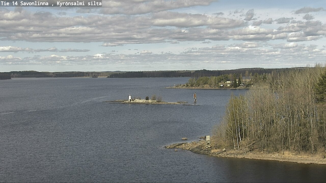 Weather Camera Image Väg 14 Nyslott, Kyrönsalmi, Savonlinna, Etelä-Savo