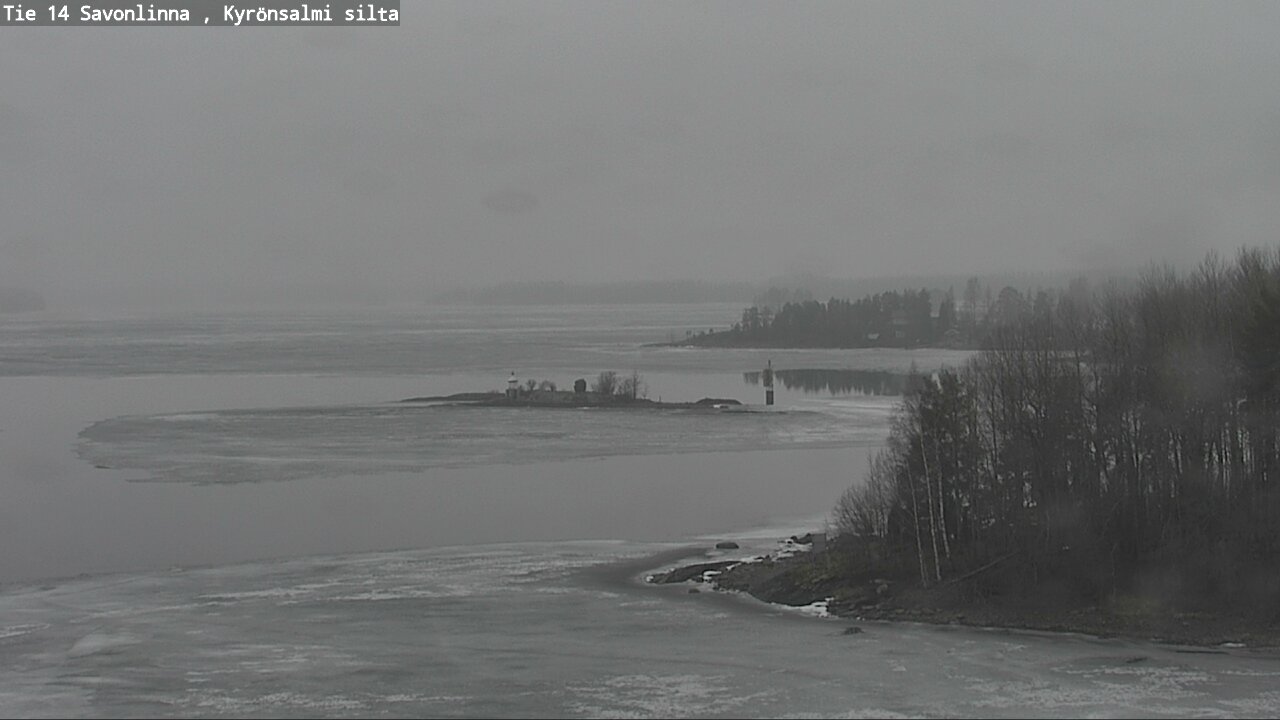 Weather Camera Image Road 14 Savonlinna, Kyrönsalmi, Savonlinna, Etelä-Savo