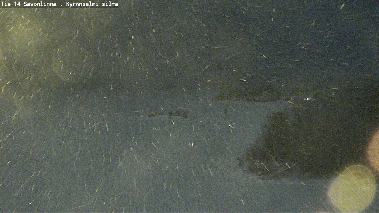 Weather Camera Image Väg 14 Nyslott, Kyrönsalmi, Savonlinna, Etelä-Savo