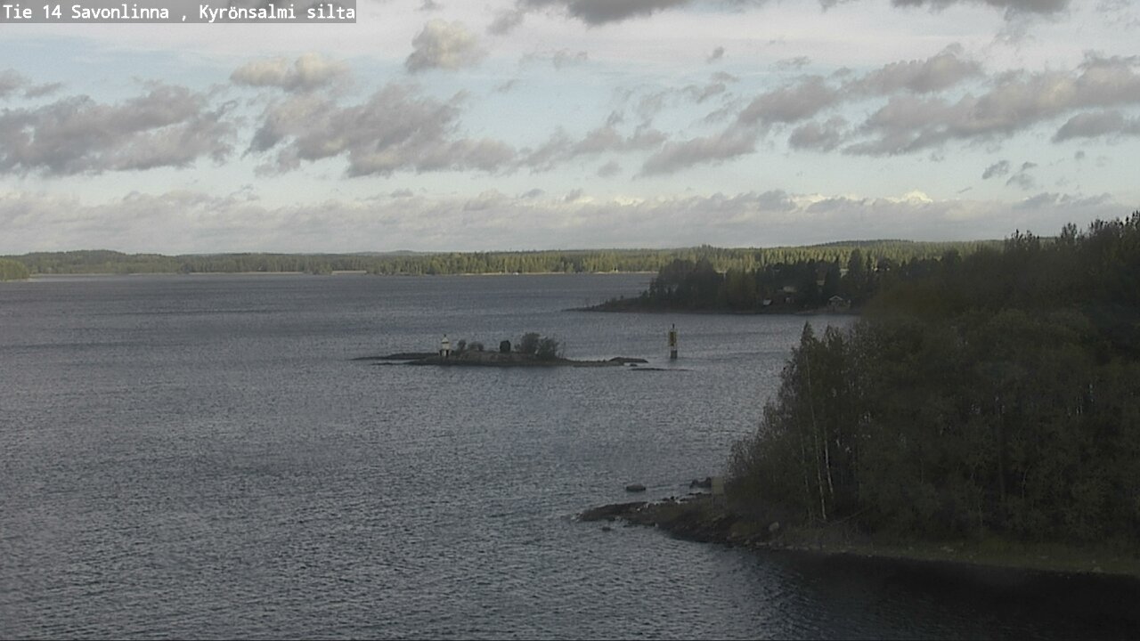 Weather Camera Image Road 14 Savonlinna, Kyrönsalmi, Savonlinna, Etelä-Savo