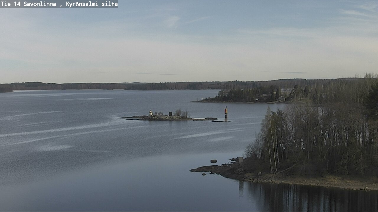Weather Camera Image Väg 14 Nyslott, Kyrönsalmi, Savonlinna, Etelä-Savo