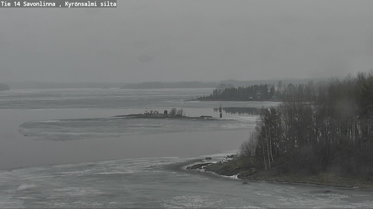 Weather Camera Image Road 14 Savonlinna, Kyrönsalmi, Savonlinna, Etelä-Savo