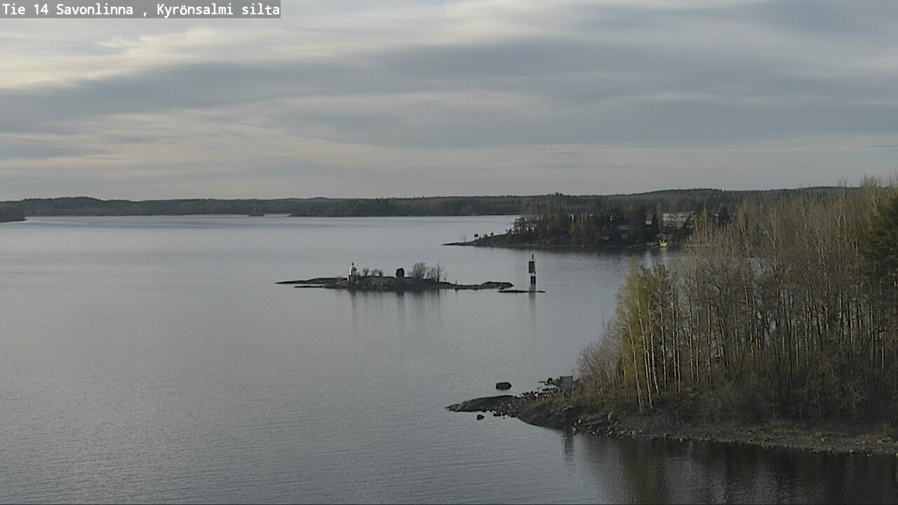 Weather Camera Image Väg 14 Nyslott, Kyrönsalmi, Savonlinna, Etelä-Savo