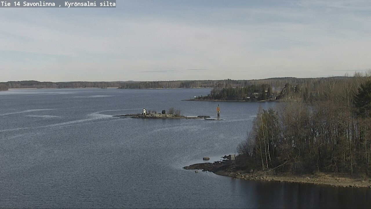 Weather Camera Image Väg 14 Nyslott, Kyrönsalmi, Savonlinna, Etelä-Savo