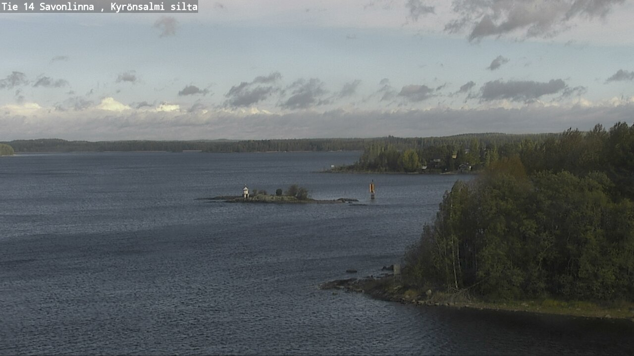 Weather Camera Image Road 14 Savonlinna, Kyrönsalmi, Savonlinna, Etelä-Savo