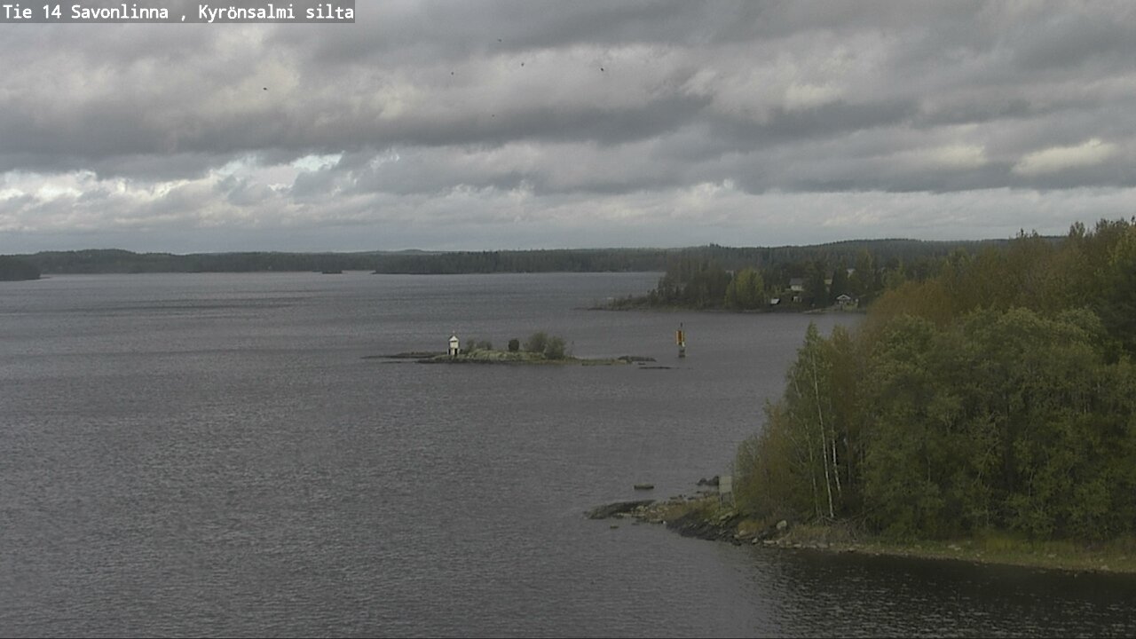 Weather Camera Image Road 14 Savonlinna, Kyrönsalmi, Savonlinna, Etelä-Savo
