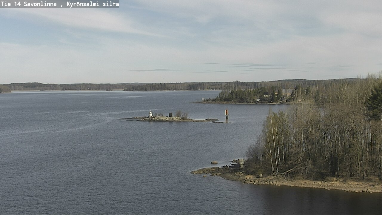 Weather Camera Image Väg 14 Nyslott, Kyrönsalmi, Savonlinna, Etelä-Savo