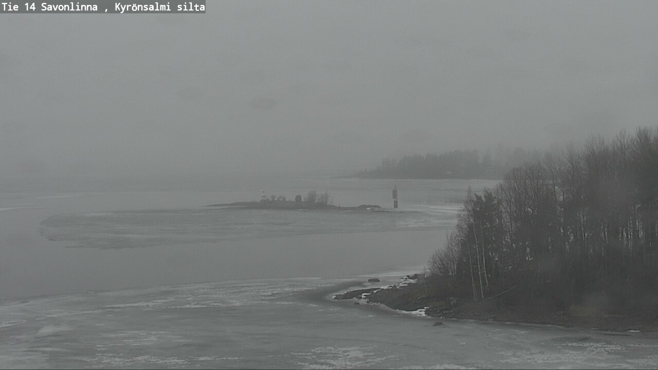 Weather Camera Image Road 14 Savonlinna, Kyrönsalmi, Savonlinna, Etelä-Savo
