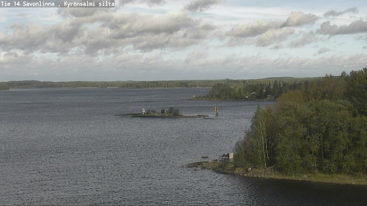 Weather Camera Image Road 14 Savonlinna, Kyrönsalmi, Savonlinna, Etelä-Savo