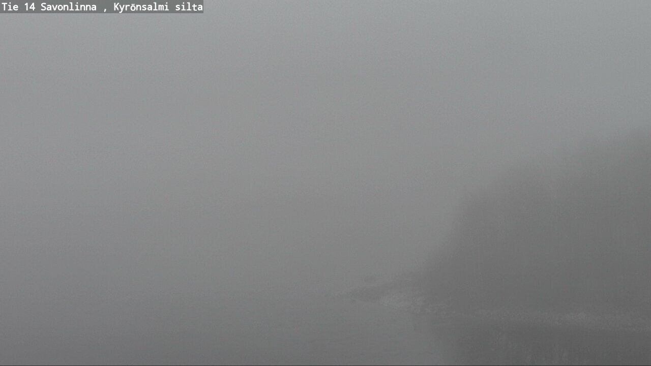 Weather Camera Image Väg 14 Nyslott, Kyrönsalmi, Savonlinna, Etelä-Savo