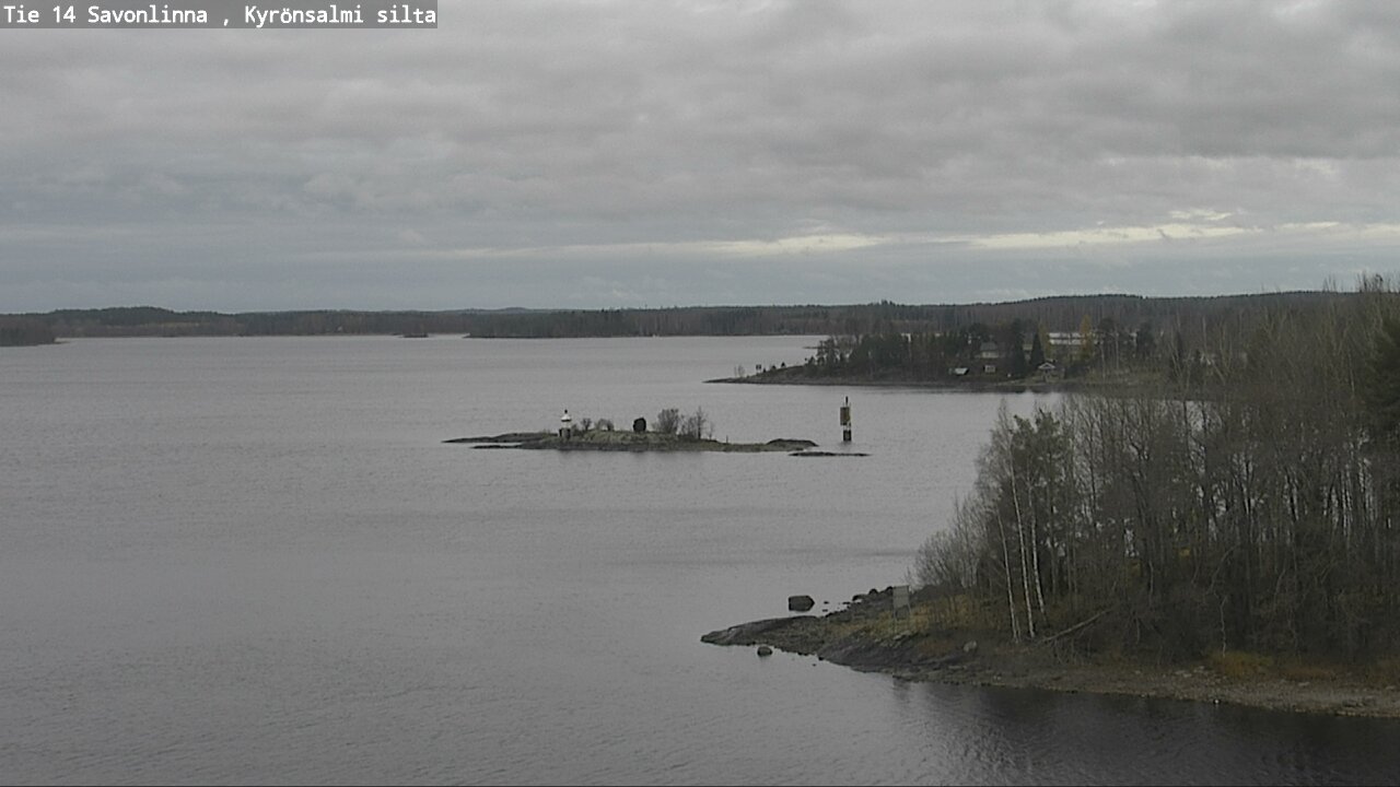 Weather Camera Image Väg 14 Nyslott, Kyrönsalmi, Savonlinna, Etelä-Savo