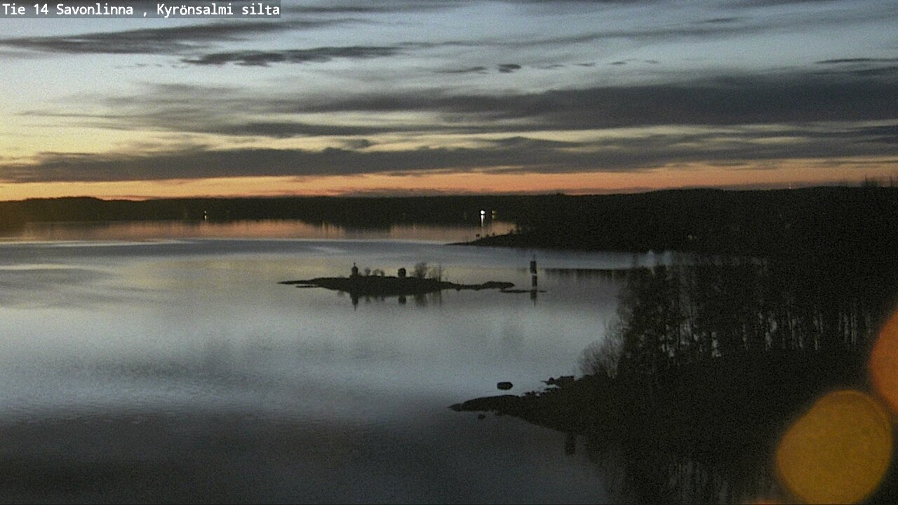 Weather Camera Image Väg 14 Nyslott, Kyrönsalmi, Savonlinna, Etelä-Savo