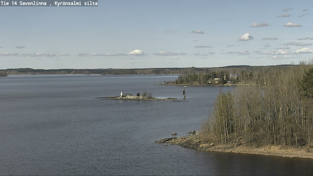 Weather Camera Image Väg 14 Nyslott, Kyrönsalmi, Savonlinna, Etelä-Savo