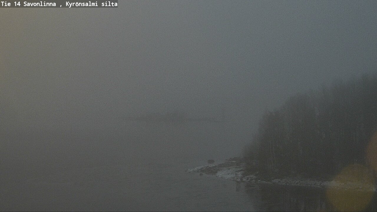 Weather Camera Image Väg 14 Nyslott, Kyrönsalmi, Savonlinna, Etelä-Savo