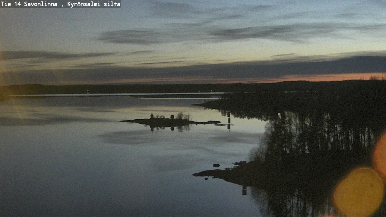 Weather Camera Image Väg 14 Nyslott, Kyrönsalmi, Savonlinna, Etelä-Savo