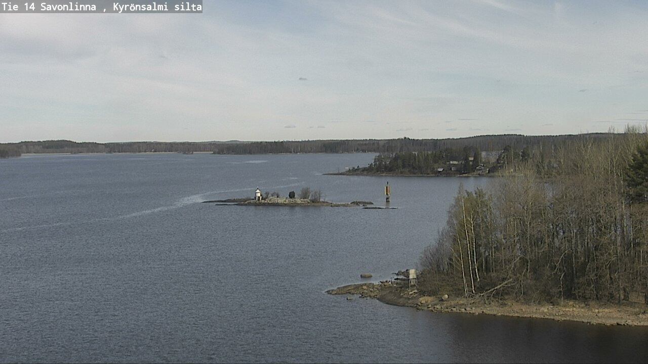Weather Camera Image Väg 14 Nyslott, Kyrönsalmi, Savonlinna, Etelä-Savo
