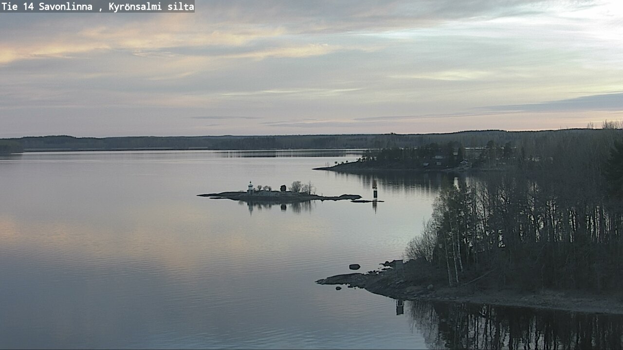 Weather Camera Image Väg 14 Nyslott, Kyrönsalmi, Savonlinna, Etelä-Savo