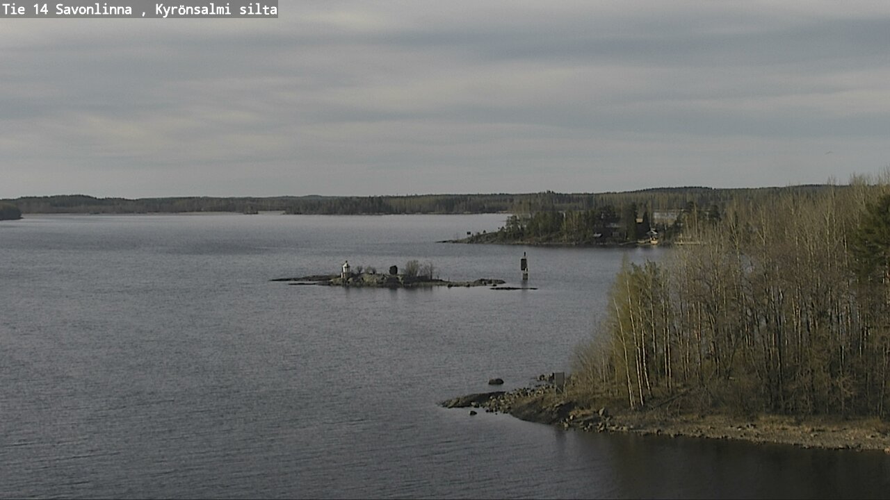Weather Camera Image Väg 14 Nyslott, Kyrönsalmi, Savonlinna, Etelä-Savo
