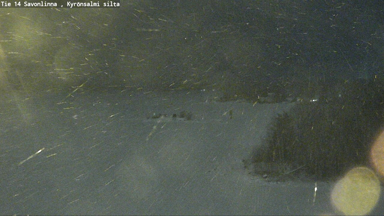 Weather Camera Image Väg 14 Nyslott, Kyrönsalmi, Savonlinna, Etelä-Savo