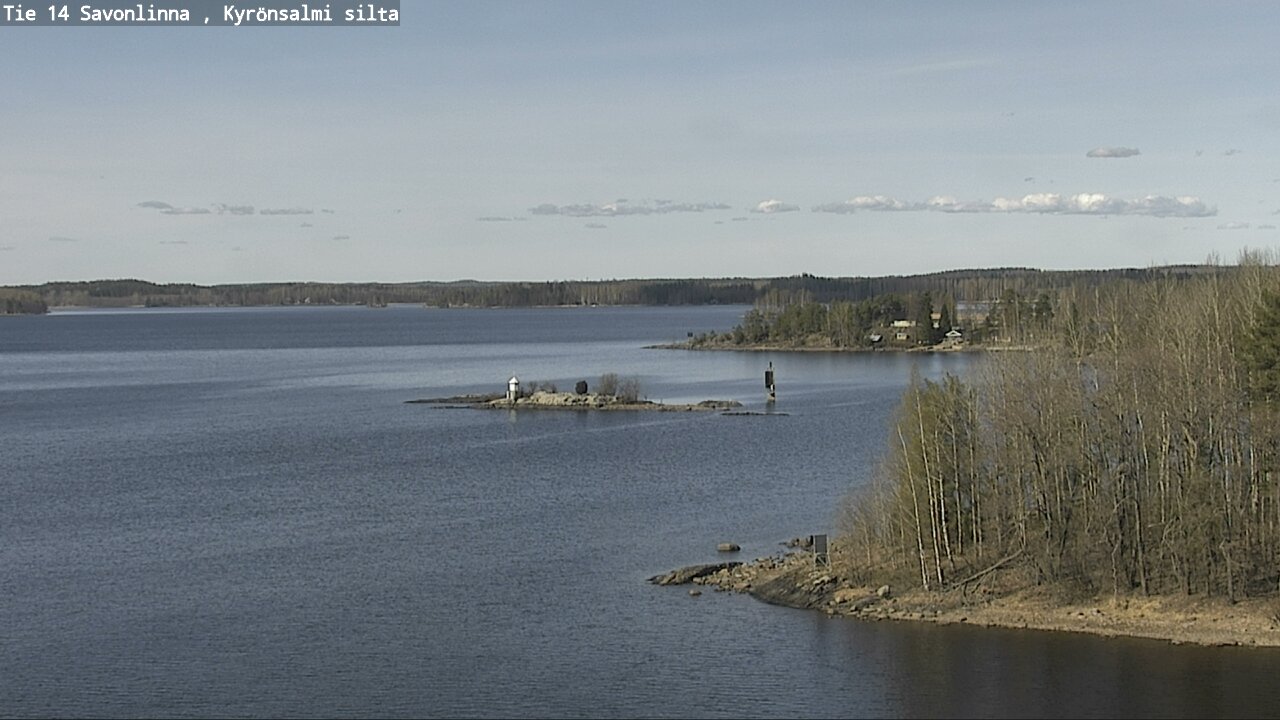 Weather Camera Image Väg 14 Nyslott, Kyrönsalmi, Savonlinna, Etelä-Savo