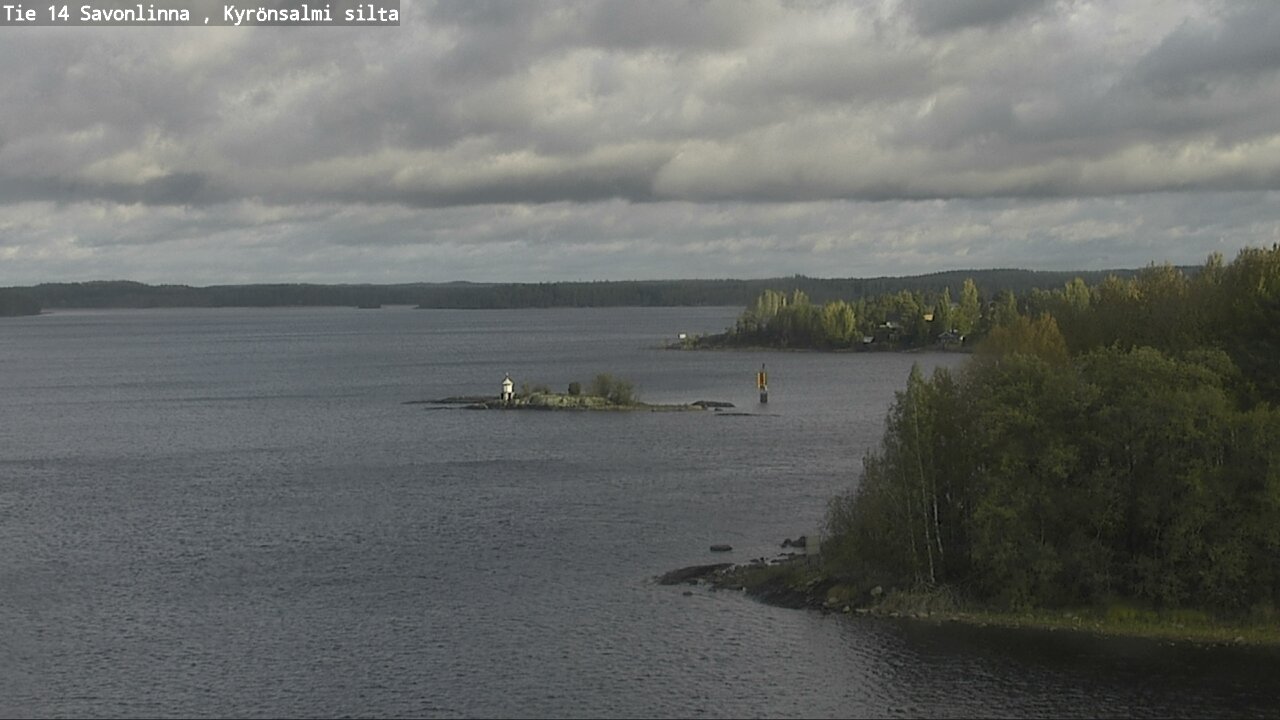 Weather Camera Image Road 14 Savonlinna, Kyrönsalmi, Savonlinna, Etelä-Savo