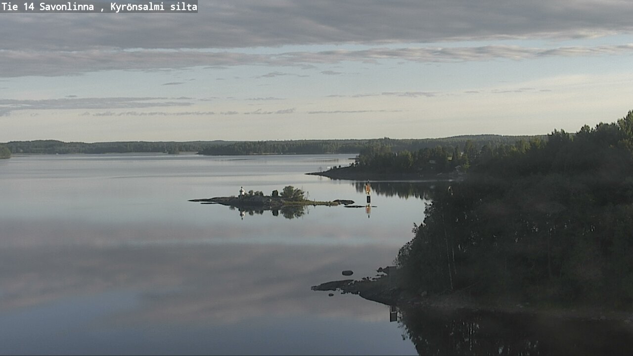 Weather Camera Image Road 14 Savonlinna, Kyrönsalmi, Savonlinna, Etelä-Savo