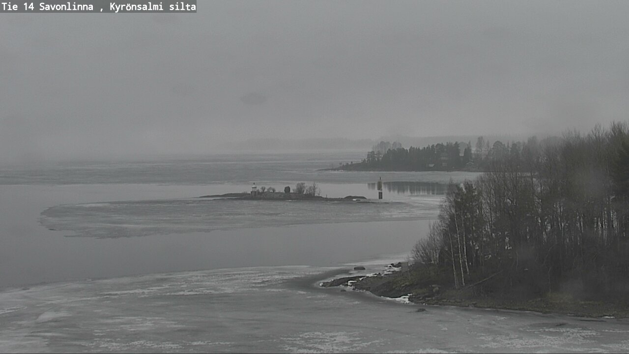 Weather Camera Image Road 14 Savonlinna, Kyrönsalmi, Savonlinna, Etelä-Savo