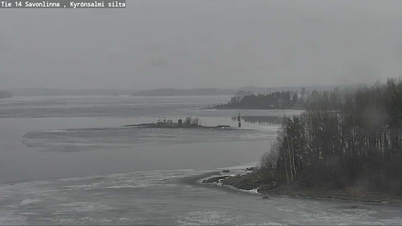 Weather Camera Image Road 14 Savonlinna, Kyrönsalmi, Savonlinna, Etelä-Savo