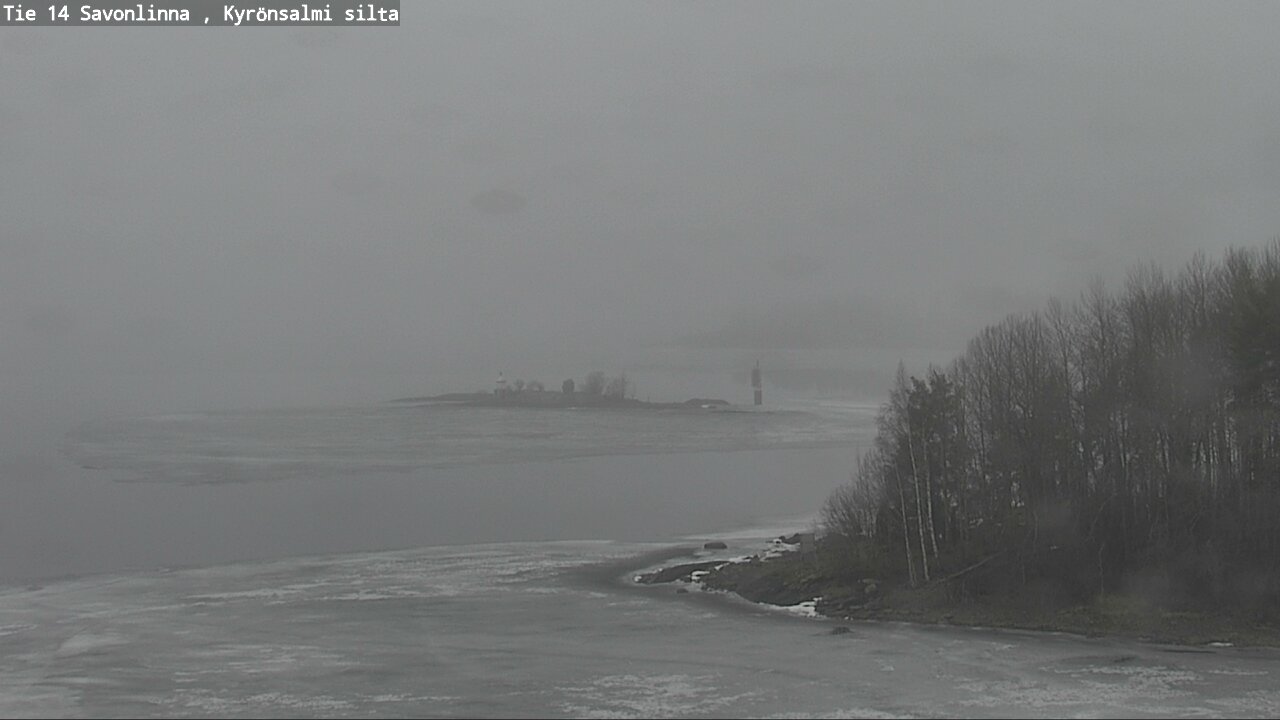 Weather Camera Image Väg 14 Nyslott, Kyrönsalmi, Savonlinna, Etelä-Savo