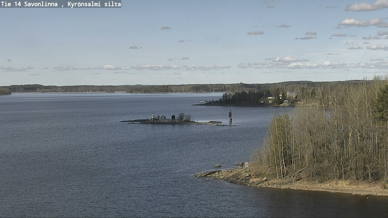 Weather Camera Image Väg 14 Nyslott, Kyrönsalmi, Savonlinna, Etelä-Savo