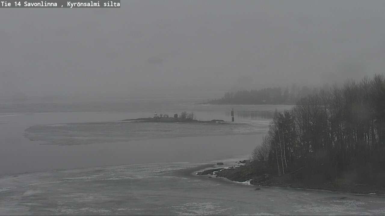 Weather Camera Image Road 14 Savonlinna, Kyrönsalmi, Savonlinna, Etelä-Savo