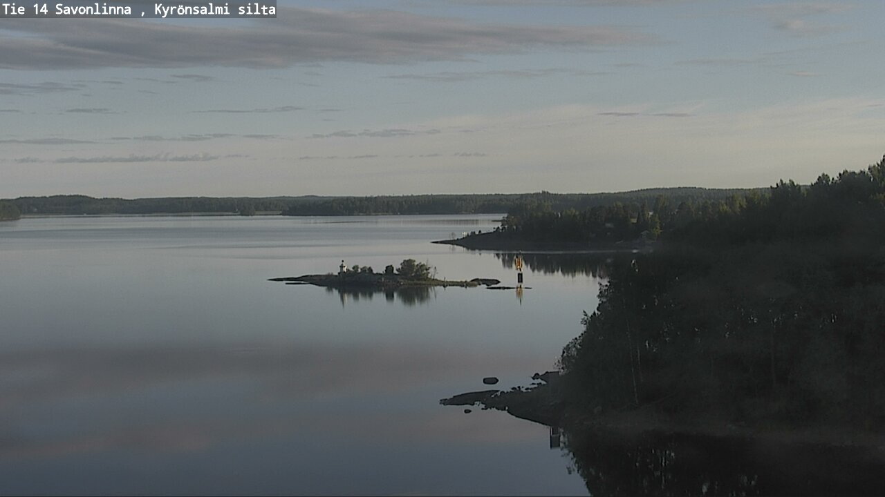Weather Camera Image Road 14 Savonlinna, Kyrönsalmi, Savonlinna, Etelä-Savo