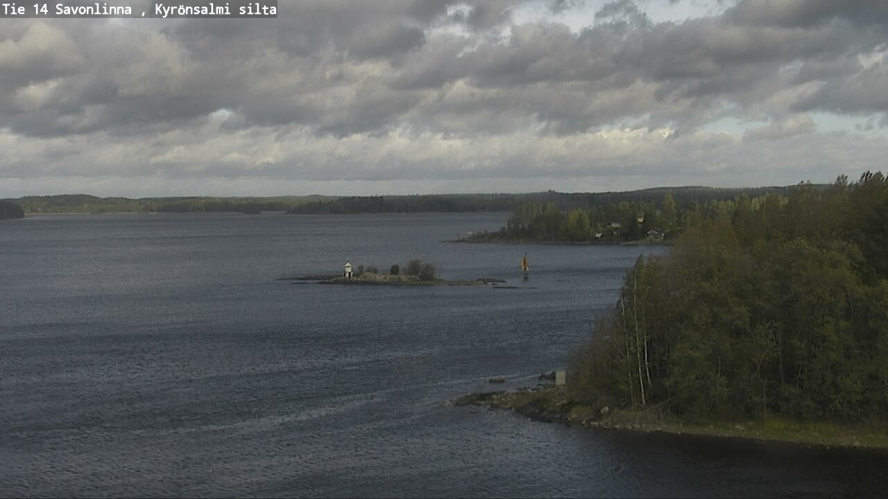 Weather Camera Image Road 14 Savonlinna, Kyrönsalmi, Savonlinna, Etelä-Savo