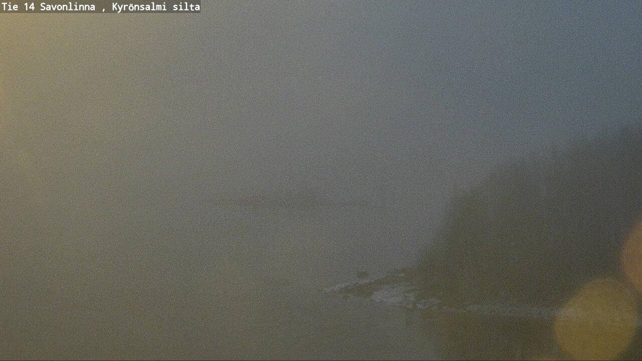 Weather Camera Image Road 14 Savonlinna, Kyrönsalmi, Savonlinna, Etelä-Savo