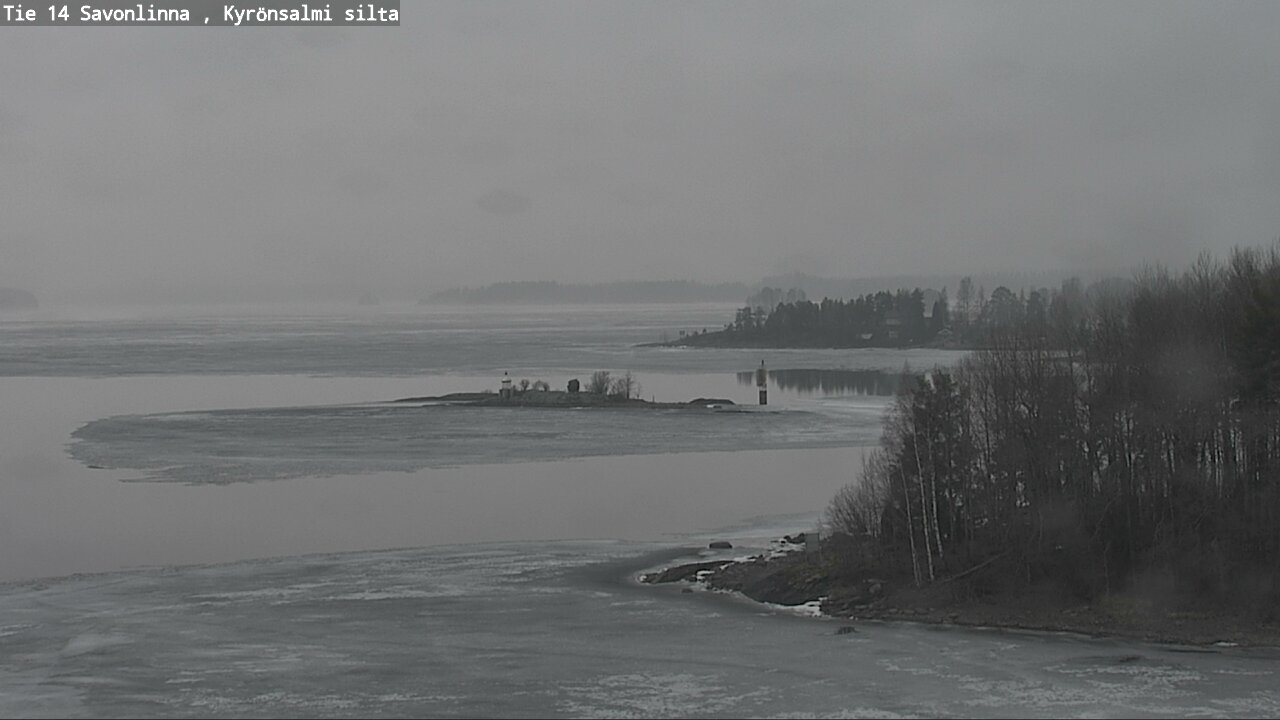 Weather Camera Image Road 14 Savonlinna, Kyrönsalmi, Savonlinna, Etelä-Savo