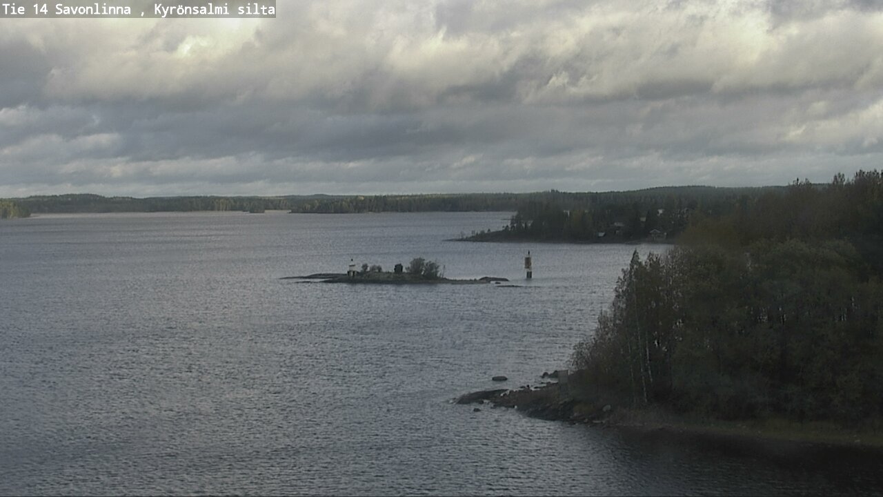 Weather Camera Image Road 14 Savonlinna, Kyrönsalmi, Savonlinna, Etelä-Savo