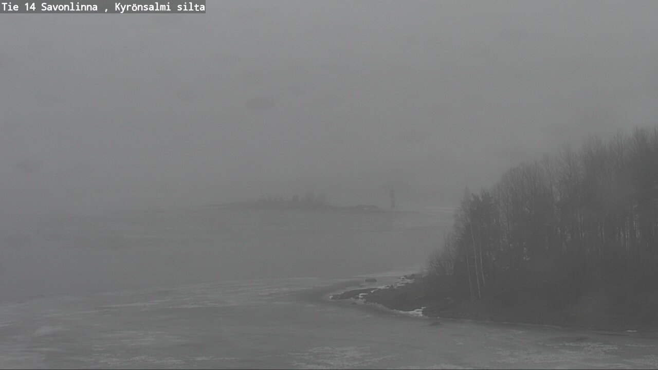 Weather Camera Image Road 14 Savonlinna, Kyrönsalmi, Savonlinna, Etelä-Savo