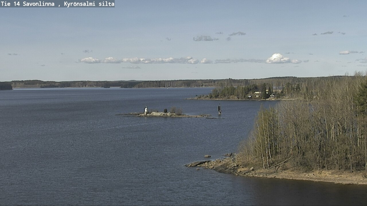 Weather Camera Image Väg 14 Nyslott, Kyrönsalmi, Savonlinna, Etelä-Savo