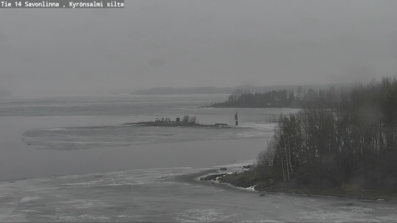 Weather Camera Image Road 14 Savonlinna, Kyrönsalmi, Savonlinna, Etelä-Savo