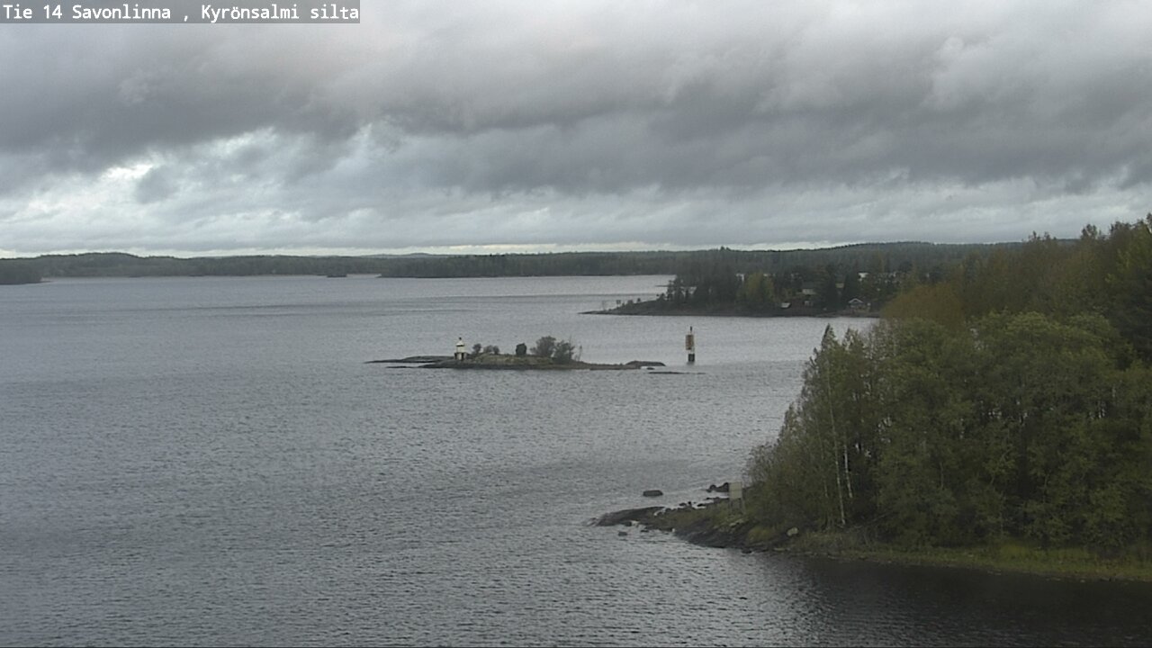 Weather Camera Image Road 14 Savonlinna, Kyrönsalmi, Savonlinna, Etelä-Savo