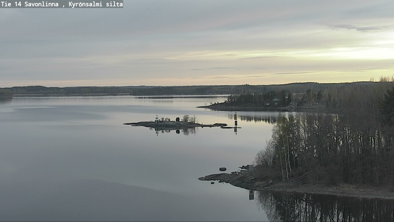 Weather Camera Image Väg 14 Nyslott, Kyrönsalmi, Savonlinna, Etelä-Savo