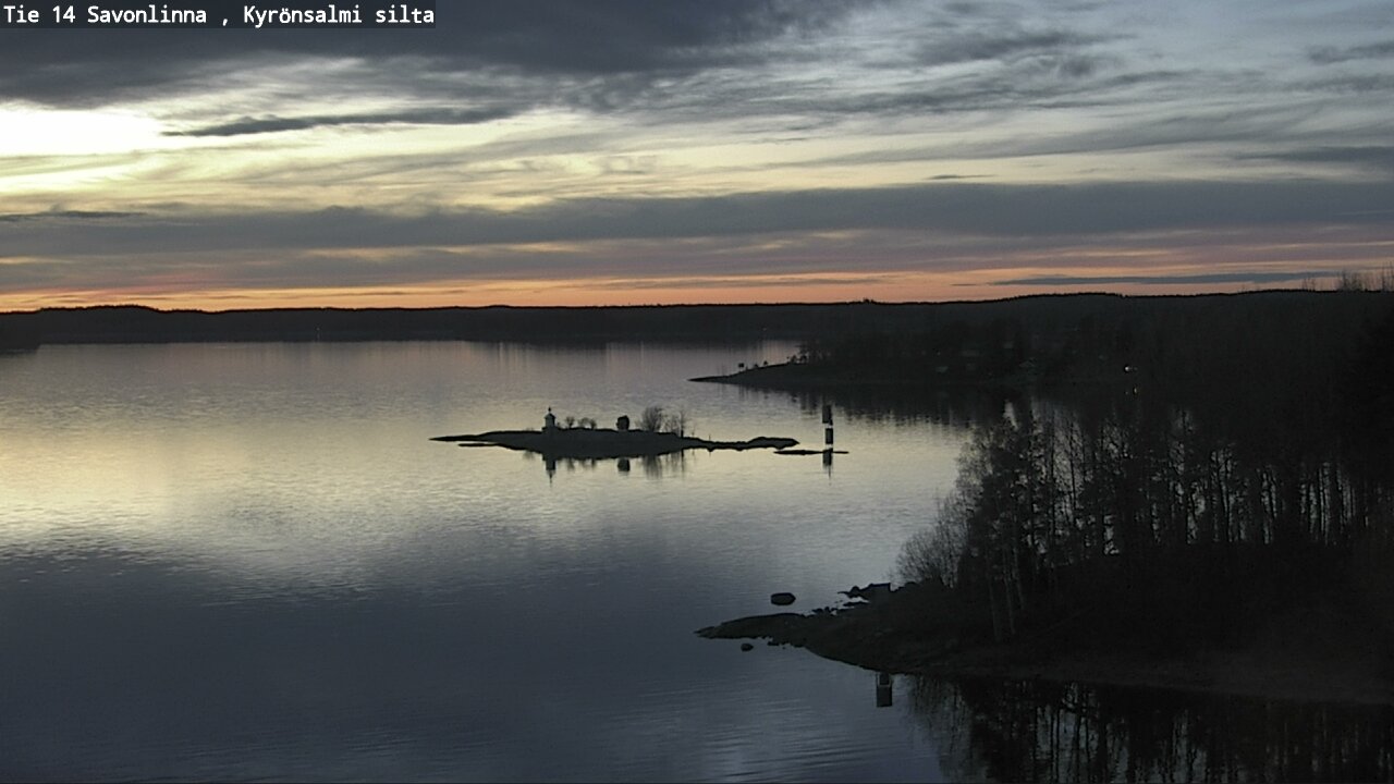 Weather Camera Image Väg 14 Nyslott, Kyrönsalmi, Savonlinna, Etelä-Savo
