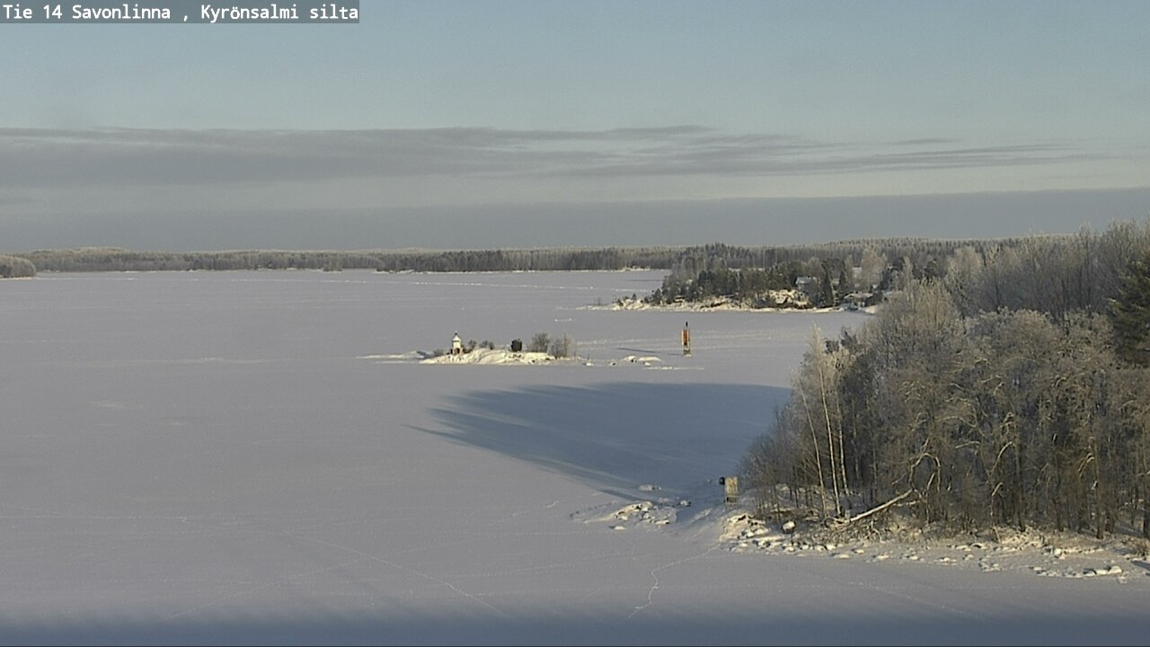 Weather Camera Image Road 14 Savonlinna, Kyrönsalmi, Savonlinna, Etelä-Savo