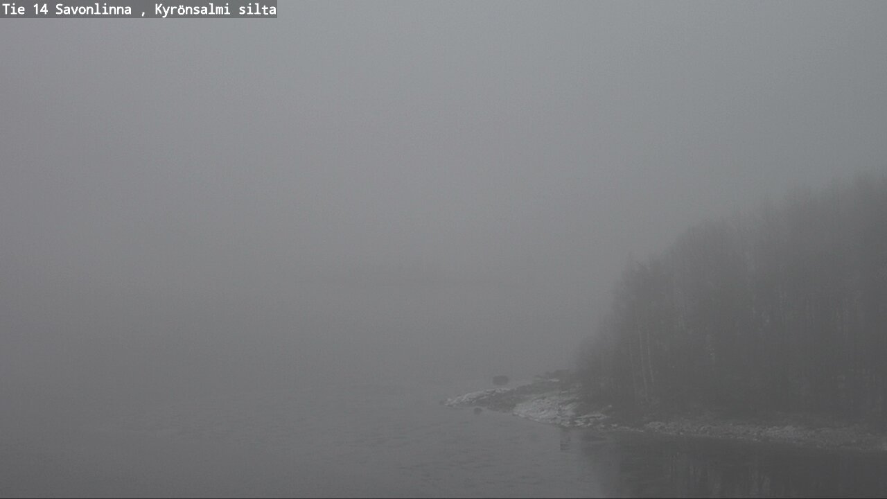 Weather Camera Image Väg 14 Nyslott, Kyrönsalmi, Savonlinna, Etelä-Savo
