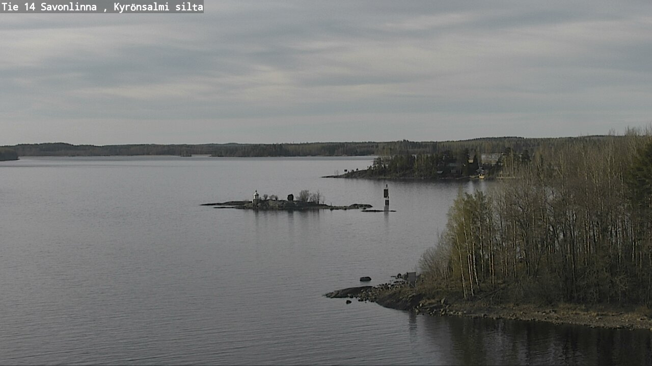 Weather Camera Image Väg 14 Nyslott, Kyrönsalmi, Savonlinna, Etelä-Savo