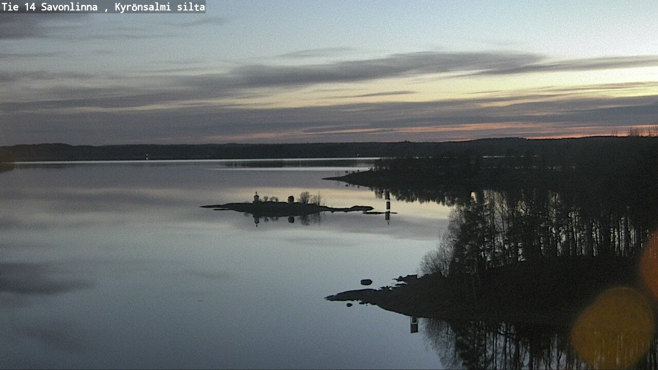 Weather Camera Image Väg 14 Nyslott, Kyrönsalmi, Savonlinna, Etelä-Savo